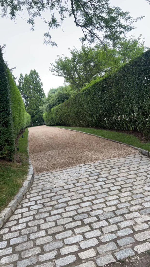 Stone driveway installation Long Island